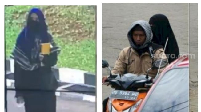 teroris perempuan berjilbab Zakiah Aini dan bomber Gereja Makassar Lukman Alfariz. 