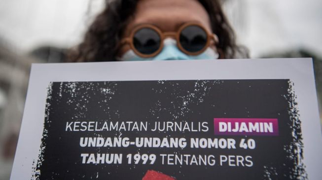 Jurnalis Palembang Suarakan Kecaman Penganiayaan Nurhadi Tempo