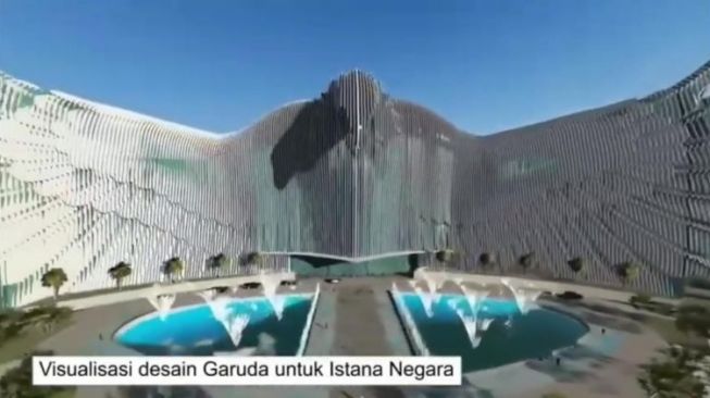 Garuda Bird Design pour le nouveau palais de l'État de la capitale à East Kalimantan [Foto: Hops.id]