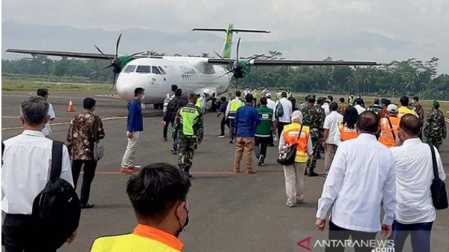 Maskapai Citilink Jajal Bandara Jenderal Besar Soedirman Purbalingga