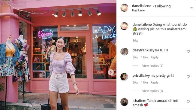 3. Potret peserta INTM, Danella Ilene. (Instagram/@danellailene)