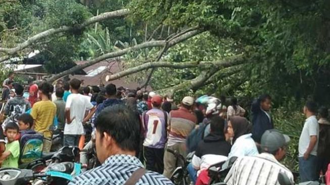 Badai Landa Pesisir Selatan, Puluhan Bangunan Rusak Parah