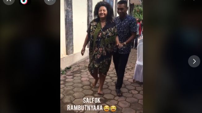 Mempelai wanita sesudah dilarikan ke RS (tiktok.com/@nebulas_ss)