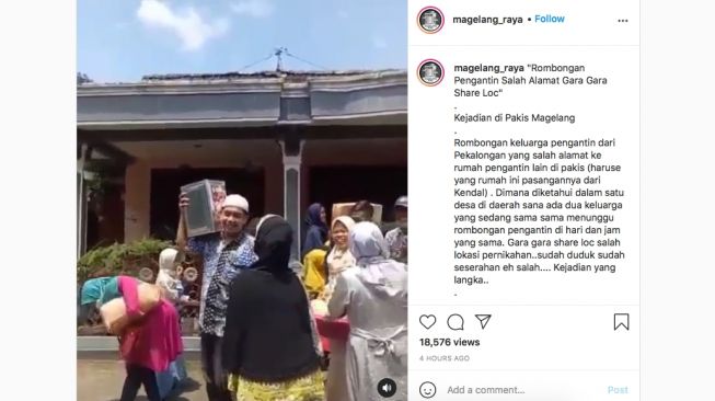 Rombongan Pengantin di Magelang Salah Alamat, Warganet: Korban Goggle Maps