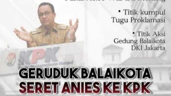 Beredar Poster Demo Tangkap Anies Baswedan Selasa Besok, Disebar Ferdinand