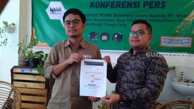 Walhi-LBH Gugat PT NAN dalam Kasus Kepemilikan Satwa Dilindungi