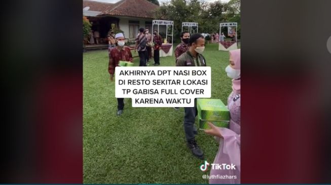 Ditipu catering di hari H pernikahan (tiktok.com/@luthfiazhars)