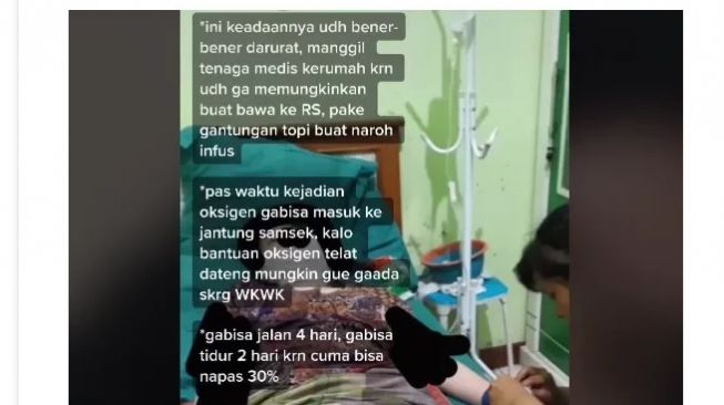 Cuma gegara minum kopi, ukhti cantik ini sulit napas, hingga hampir tewas. [Foto: TikTok]