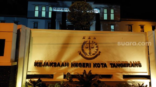 Kejaksaan Negeri (Kejari) Kota Tangerang. [Suara.com/Muhammad Jehan Nurhakim]