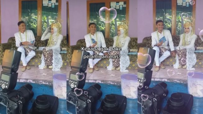 Bikin Terharu Warganet, Ini Alasan Pengantin Tidak Menggunakan Pelaminan