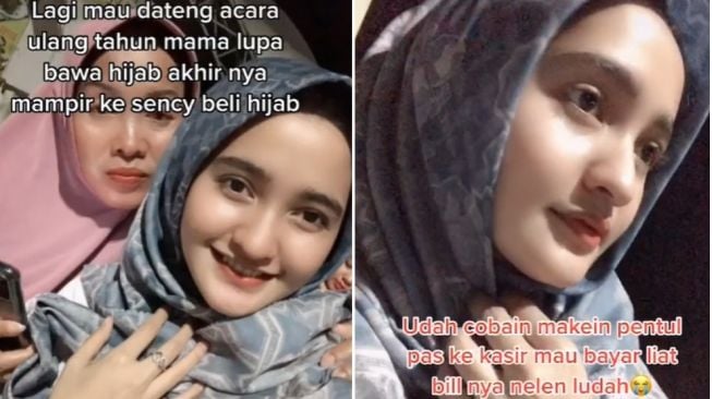 Gadis ini Syok Beli Hijab, Harganya Bikin Kepala Berkonde