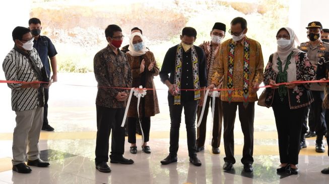 Mendikbud, Nadiem Anwar Makarim, ke Institut Teknologi Kalimantan Timur, Rabu (7/4/2021). (Dok : Kemendikbud) 