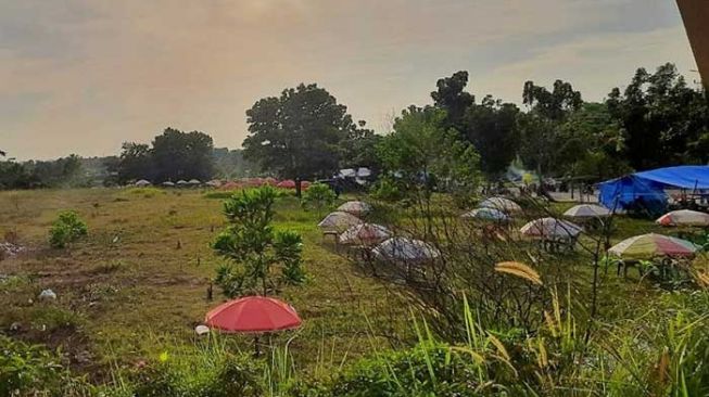 Fenomena Tenda Ceper, Puluhan Pedagang di Stadion Utama Riau Kena Tegur