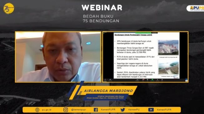 Direktur Bendungan dan Danau, Ditjen Sumber Daya Air Kementerian PUPR, Airlangga Mardjono. (Dok : PUPR)