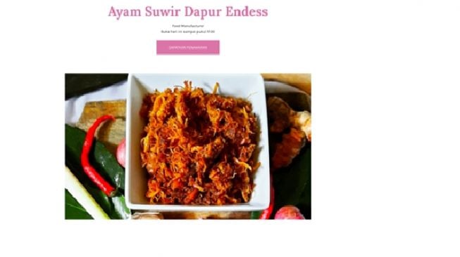 Rendang Ayam Suwir. (Dok. Google)