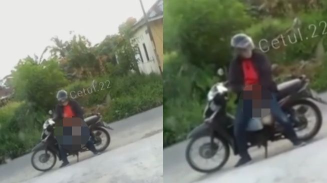 Buka Resleting dan Lakukan Tindakan Amoral, Aksi Pemotor Ini Picu Keresahan