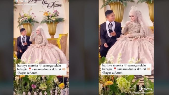 Momen Pasangan Tuna Wicara saat Menikah Bikin Haru (tiktok.com/@nuansa_weddinggallery)