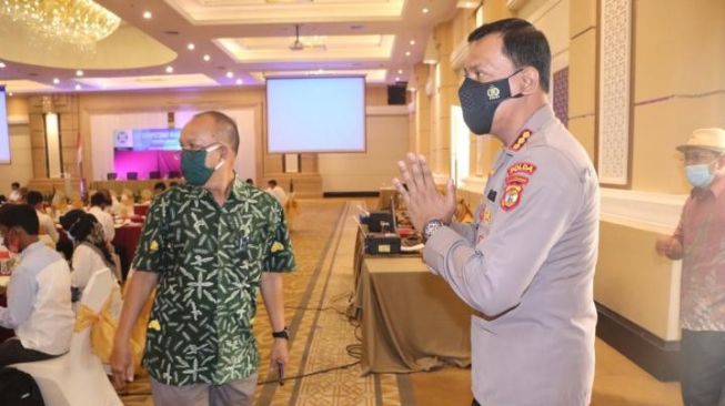 Jadi Narasumber di UKW ke-23, Kabidhumas Polda Lampung Pandra Semangati