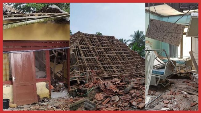 Akibat Diguncang Gempa Lebih dari 300 Rumah di Jatim Rusak