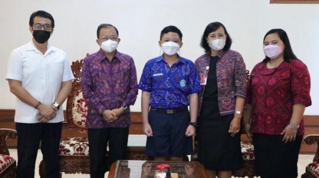 Angga Panji, Siswa SD Bali Menang Olimpiade Matematika saat Pandemi COVID