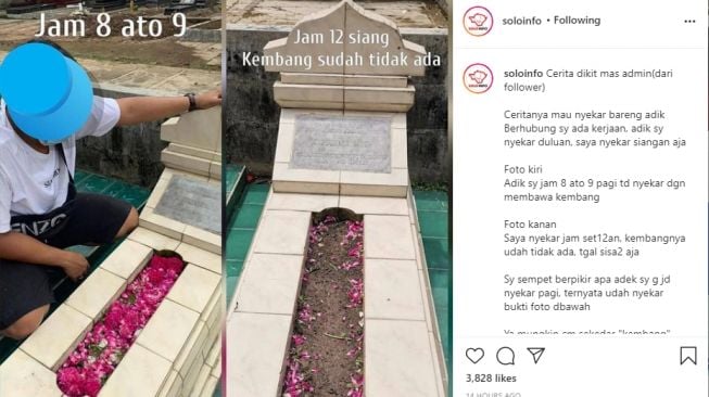 Baru Diziarahi Pagi Hari, Bunga di Makam Hilang Saat Siang Diduga Dicuri