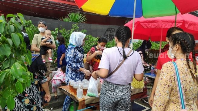 Hari Pertama Puasa di Masa Pandemi, Pasar Takjil Benhil Sepi Pembeli