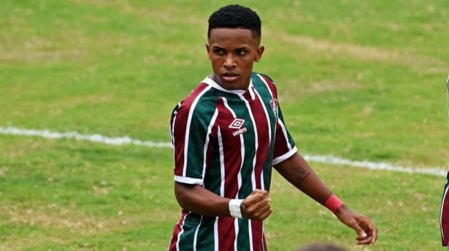 Striker Fluminense, Kayky, akan gabung Manchester City mulai musim depan. (Twitter/@BartelleEnrico)