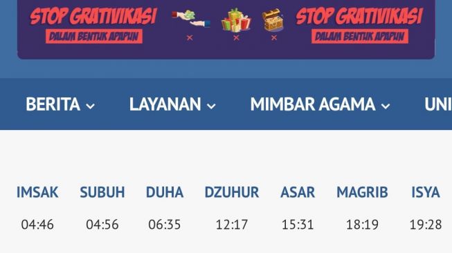 Jadwal Imsakiyah Balikpapan Selasa 13 April 2021