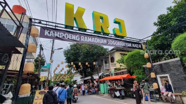 Meriah, Pasar Sore Kampoeng Ramadhan Jogokariyan Terapkan Prokes Ketat