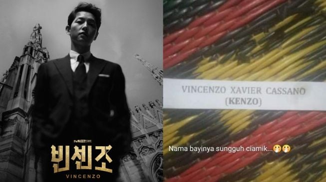 Korban Drama Korea, Bayi Diberi Nama Vincenzo Xavier Cassano