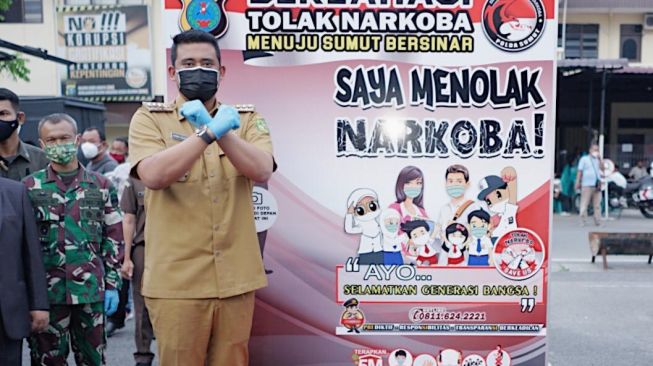 Komitmen Tegas Bobby Nasution Bersihkan Kota Medan dari Narkoba