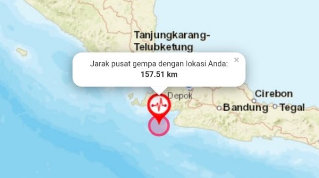 BREAKING NEWS Banten Gempa Bumi, Dirasakan Kuat di Tangerang Juga Jakarta