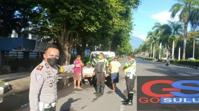 6 Unit Roda Dua Terjaring Patroli Satlastas Polres Bitung