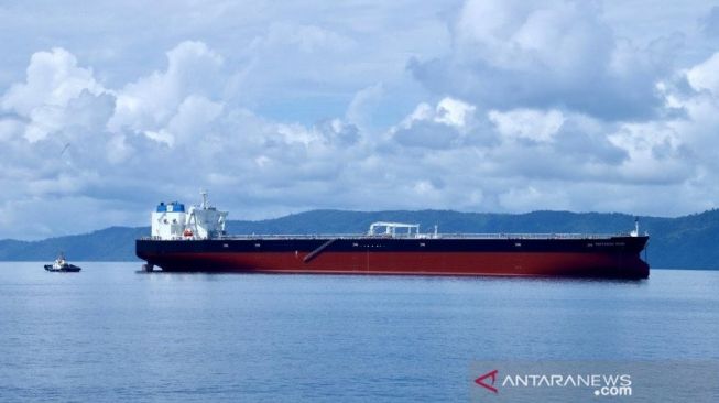 Sandar di Tanggamus, Ini Kapal Tanker Raksasa Pertamina