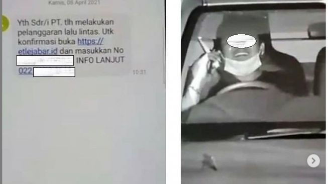 Terciduk Angkat Telepon saat Berkendara, Pemobil Ini Kena Surat Cinta ETLE