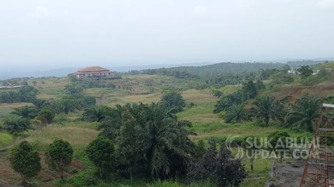 Lokasi pembangunan Bukit Algoritma di Cikidang, Kabupaten Sukabumi. [Sukabumiupdate.com/Oksa Bachtiar Camsyah]