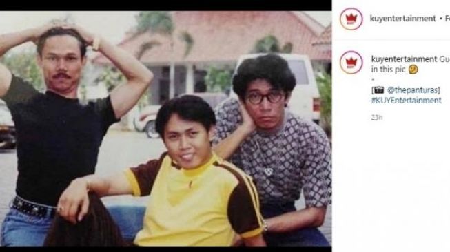 foto masa muda akri eko dan parto patrio [instagram atkuyentertainment]