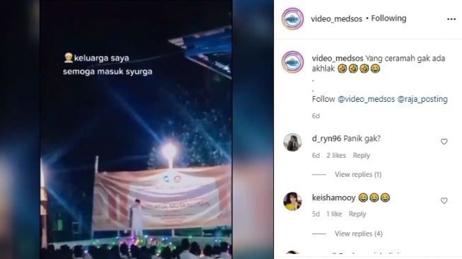 Viral Santri Doakan Ustaz Masuk Neraka saat Ceramah di Panggung