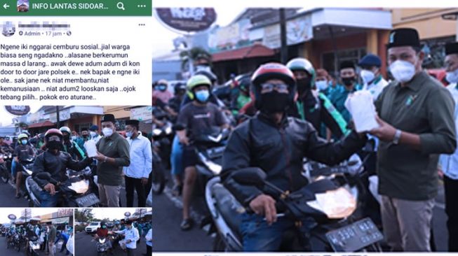 Viral, Tapi Bagi Takjil PKB Saat Pandemi Ini Bikin Marah Warganet Sidoarjo