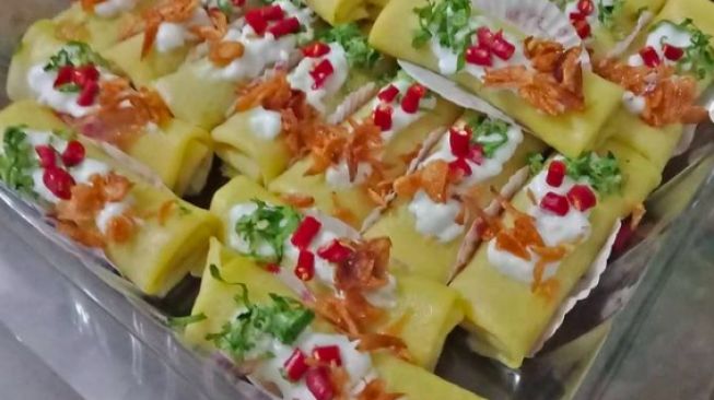 Dadar Jiwo, makanan khas Ramadhan di Palembang [istimewa]