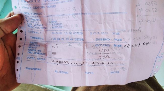 Langgar Kesepakatan, Refaksi Singkong di Pabrik hingga 30%