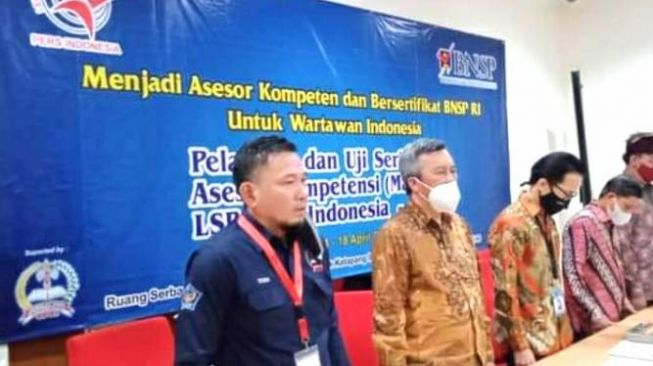 Latih Asesor, BNSP Larang DP Sertifikasi Wartawan