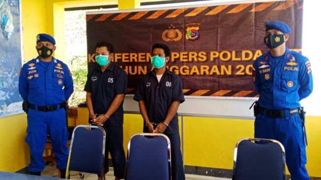 Polisi Tangkap 2 Nelayan Tangkap Ikan Pakai Bahan Peledak