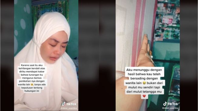 Curhat Pilu Wanita Ditinggal Tunangan, Pilih Bakar Suvenir Pernikahan (tiktok.com/@dewi_ssartika)