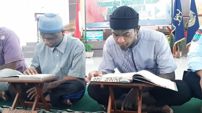 Tubuh Penuh Tato, Napi Rutan Surakarta Merdu Lantunkan Ayat Suci Alquran