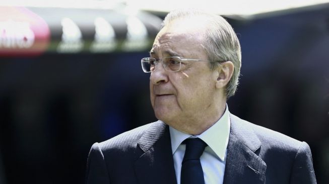 Presiden Real Madrid, Florentino Perez. [BENJAMIN CREMEL / AFP]