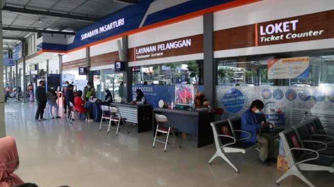 KAI Pastikan Layanan Stasiun  Surabaya Pasar  Turi  Tidak 