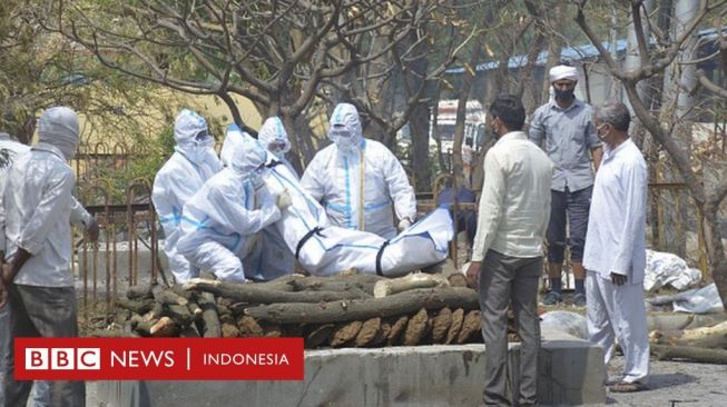 Covid-19 di India: RS Penuh, Krematorium Penuh, Warga Meninggal di Ambulans