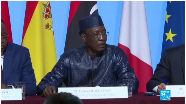 Presiden Chad, Idriss Deby Itno yang tews saat melawan pemberontak. (AFP)