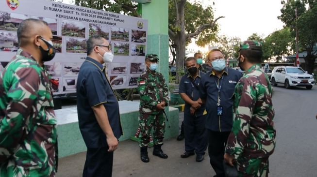 Asabri Beri Bantuan ke TNI Polri Terdampak Bencana di NTT